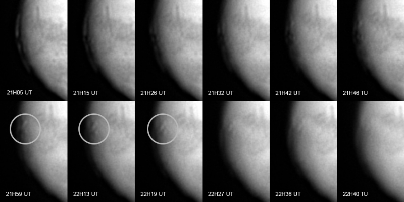 Un nuage de 3000 km sur Mars