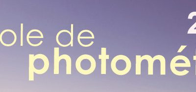 Ecole de photométrie 2022